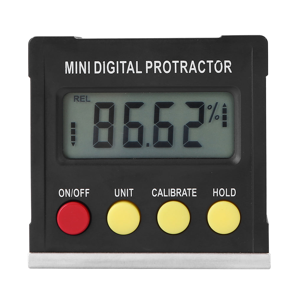 4 Keys Mini Digital Protractor Inclinometer Electronic Level Box Magnetic Meter with LCD Display 4 Keys Mini Digital Protractor Inclinometer Electronic Level Box Magnetic Meter with LCD Display